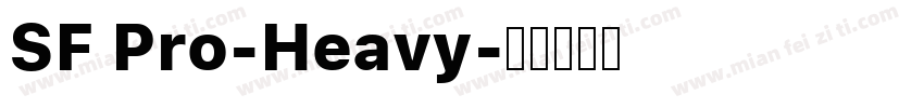 SF Pro-Heavy字体转换
